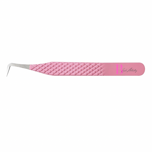 Pink Fiber Tip Volume Tweezer